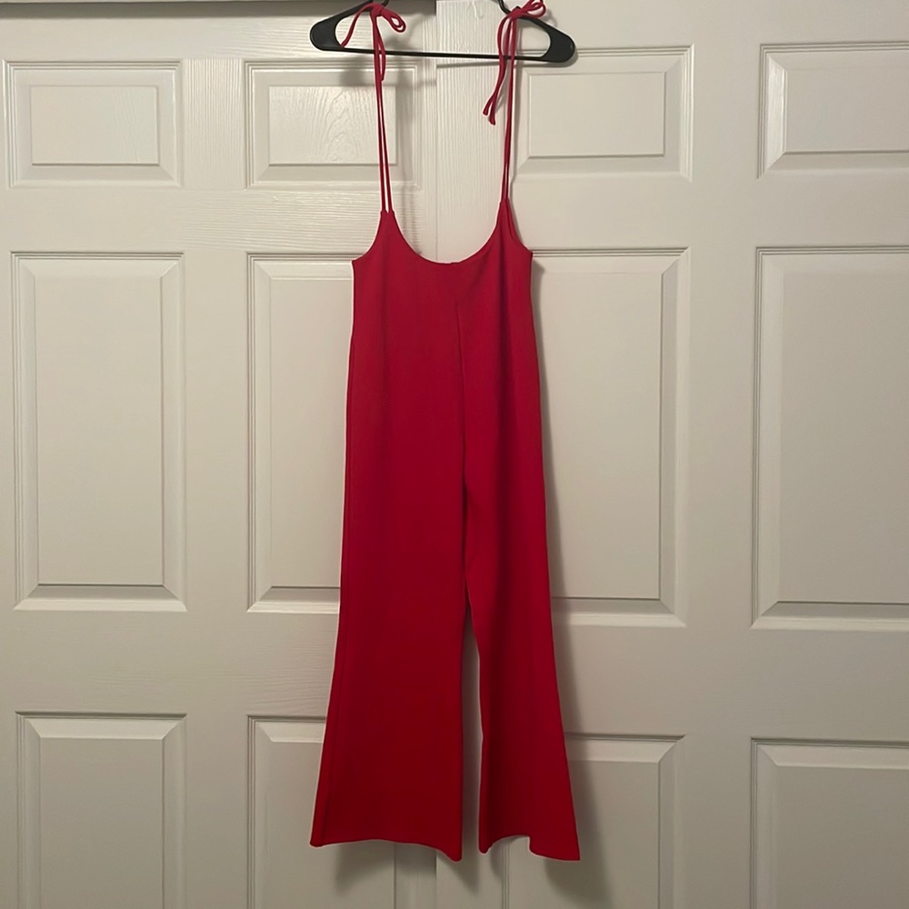 Tiger Mist Red Jumpsuit